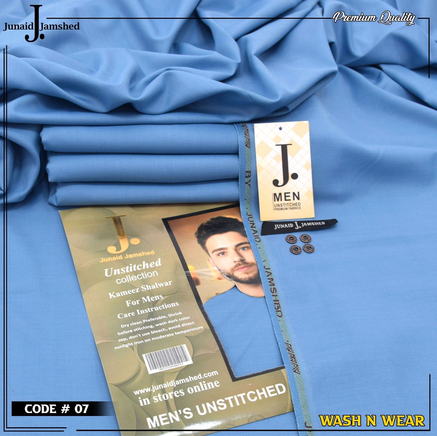 Men Wash N Wear Fabric J.853